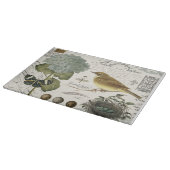 モダンなヴィンテージのフランスのな鳥および巣 カッティングボード (角)