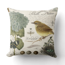 モダンなヴィンテージのフランスのな鳥および巣