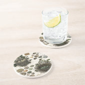 モダンなヴィンテージのフランスのな鳥の巣および卵 コースター (側面)