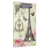 モダンなヴィンテージのフランス人のエッフェル塔 クリップボード (右)