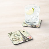 モダンなヴィンテージのフランス人のエッフェル塔 コースター (右側)