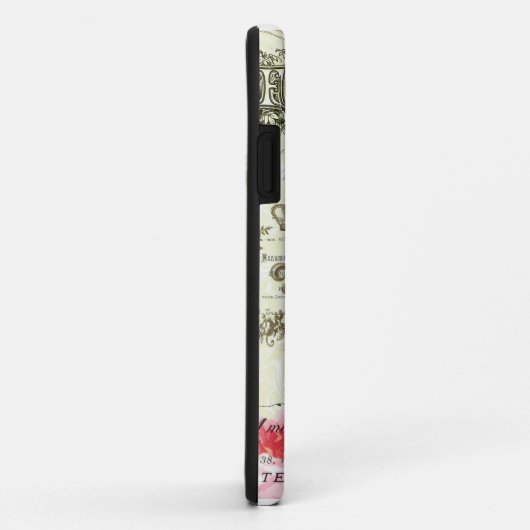 モダンなヴィンテージのフランス人のエッフェル塔 Case-Mate iPhoneケース (裏面/右)