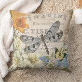 モダンなヴィンテージのフランス人のトンボ クッション (ブランケット)