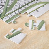 モダンなヴィンテージのフランス人のトンボ ジグソーパズル (側面)