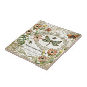 モダンなヴィンテージのフランス人のトンボ タイル (側面)