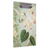 モダンなヴィンテージのフランス人のハチドリ クリップボード (右)