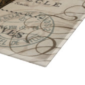 モダンなヴィンテージのフランス人のフクロウ カッティングボード (角)