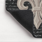 モダンなヴィンテージのフランス人の（紋章の）フラ・ダ・リ マウスパッド (コーナー)