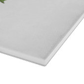 モダンなヴィンテージの休日のポインセチアの花柄 カッティングボード (角)