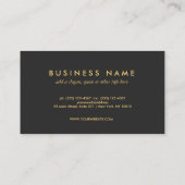 モダンなヴィンテージの木製の板の一般的な名刺 名刺 (裏面)