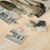 モダンなヴィンテージの森林ハリネズミ ジグソーパズル (側面)