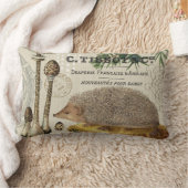 モダンなヴィンテージの森林ハリネズミ ランバークッション (ブランケット)