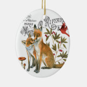 モダンなヴィンテージの森林孤 セラミックオーナメント (右)