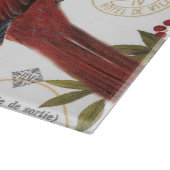 モダンなヴィンテージの森林（鳥）ショウジョウコウカンチョウ カッティングボード (角)