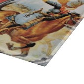 モダンなヴィンテージの西部の女性のカーボーイ カッティングボード (角)