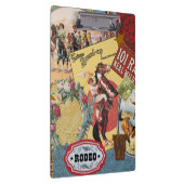 モダンなヴィンテージの西部の女性のカーボーイ クリップボード (右)