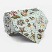 モダンなヴィンテージの貝殻 ネクタイ (ロール)