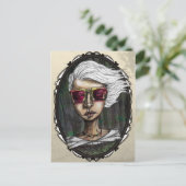 モダンなヴィンテージの郵便はがき ポストカード (スタンド正面)