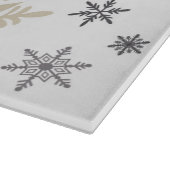 モダンなヴィンテージの雪片 カッティングボード (角)