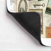 モダンなヴィンテージ旅行 マウスパッド (コーナー)