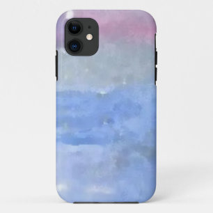 モダンな三色の油の大理石パターンiphone5 iPhone 11 ケース