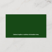 モダンな不動産の名刺|の緑金ゴールド 名刺 (裏面)