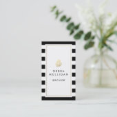 モダンな不動産の名刺 名刺 (スタンド正面)