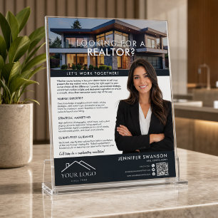 モダンな不動産エージェントのためのRealtorマーケティングチラシ チラシ