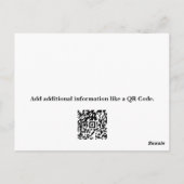 モダンな不動産エージェント用カスタムポストカード ポストカード (裏面)