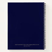 モダンな不動産プロモーション用不動産ロゴ ノートブック (裏面)