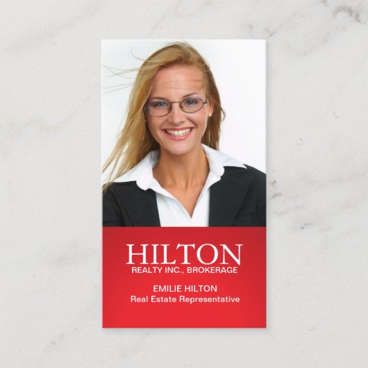 モダンな不動産仲介業者の名刺 名刺 (正面)