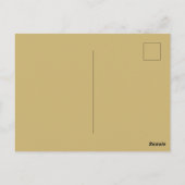 モダンな不動産屋のパールゴールドビジネス感謝カード ポストカード (裏面)