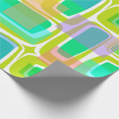 モダンな世紀のパステル ラッピングペーパー (角)