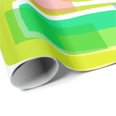 モダンな世紀のパステル ラッピングペーパー (ロールコーナー)