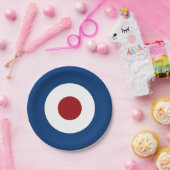 モダンな中心点のアーチェリーターゲット ペーパープレート (パーティー)