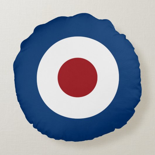 モダンな中心点のアーチェリーターゲット ラウンドクッション (裏面)