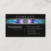 モダンな中心点 名刺 (裏面)