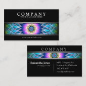 モダンな中心点 名刺 (正面/裏面)