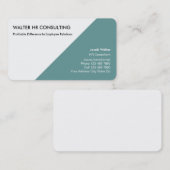 モダンな人的資源の名刺 名刺 (正面/裏面)