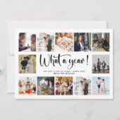 モダンな今年のフォトコラージュ シーズンカード (正面)