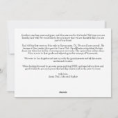 モダンな今年の写真コラージュ シーズンカード (裏面)