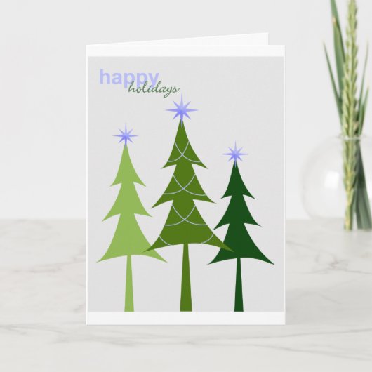 モダンな休日カード シーズンカード (正面)