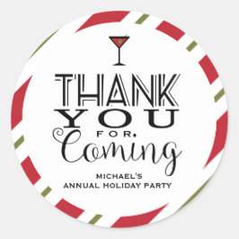 モダンな休日、ありがとう ラウンドシール