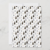 モダンな休日　新年の写真コラージュ　木と共に シーズンカード (裏面)