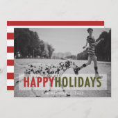 モダンな休日%PIPE%の休日の写真カード シーズンカード (正面/裏面)