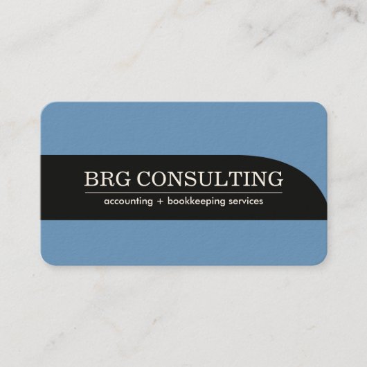 モダンな会計士の名刺 名刺 (正面)