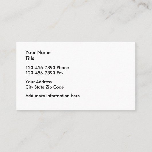 モダンな会計士 名刺 (裏面)