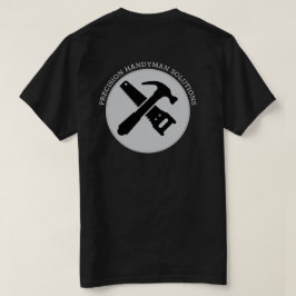 モダンな便利屋建設カスタムロゴ Tシャツ