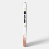 モダンな信仰 ピンクサテン ゴールドクラウン イエス様 デザイン Case-Mate iPhoneケース (裏面 / 左)