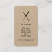 モダンな優雅の専門の一見 名刺 (裏面)